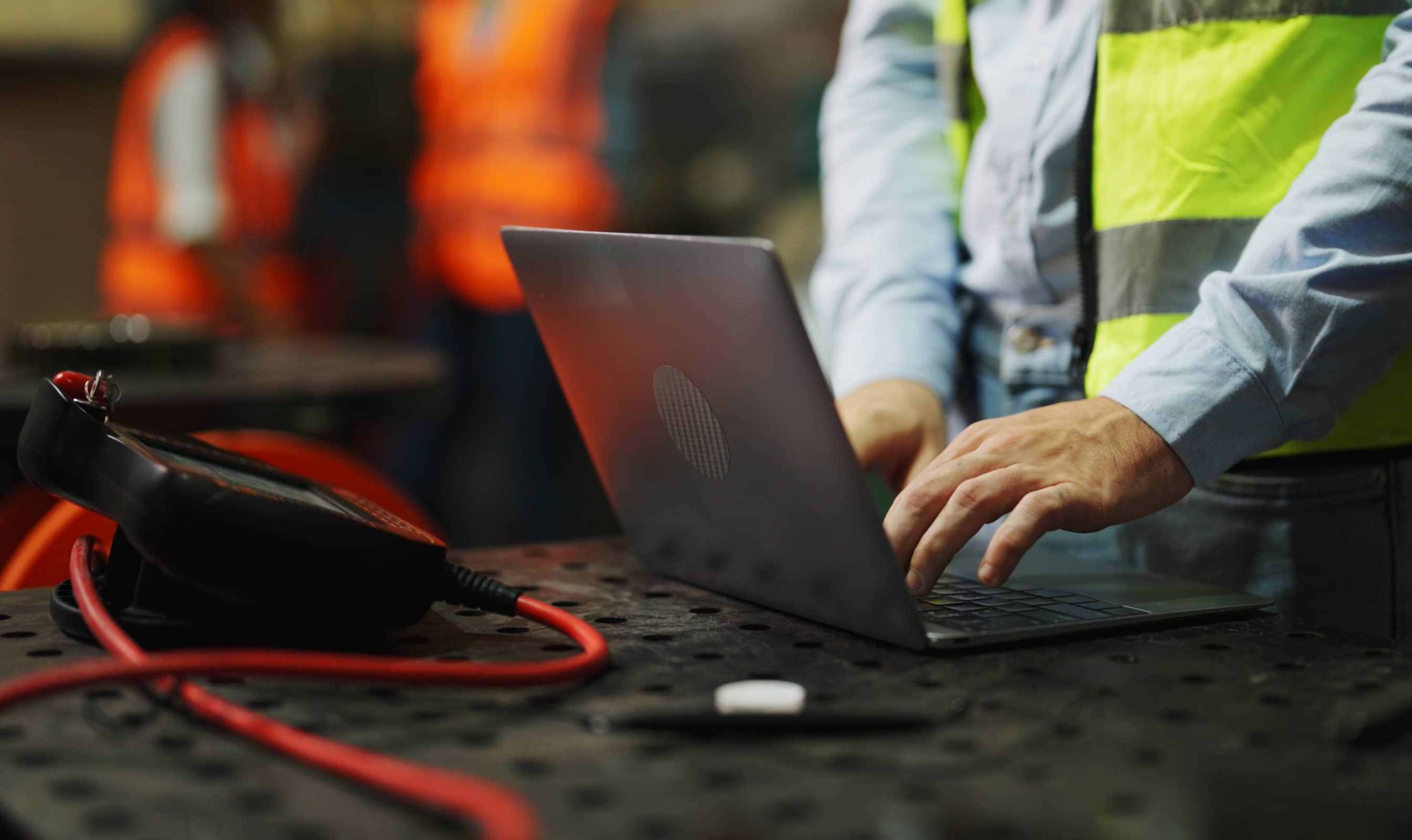 Person programming a robot controller